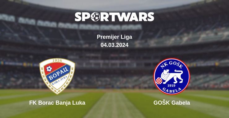 FK Borac Banja Luka — GOŠK Gabela watch online for free 04.03.2024