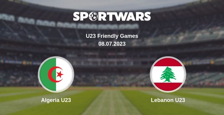 Algeria U23 — Lebanon U23 watch online for free 08.07.2023