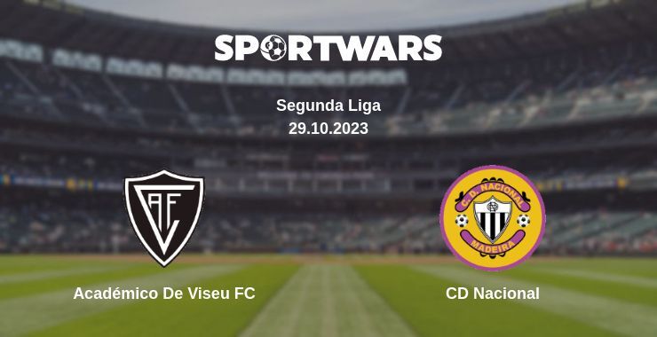 Académico De Viseu FC — CD Nacional watch online for free 29.10.2023