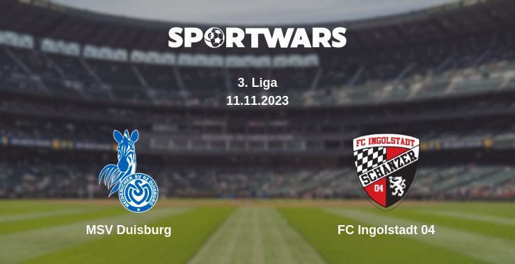 MSV Duisburg — FC Ingolstadt 04 watch online for free 11.11.2023