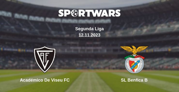 Result of the Académico De Viseu FC — SL Benfica B match, 12.11.2023