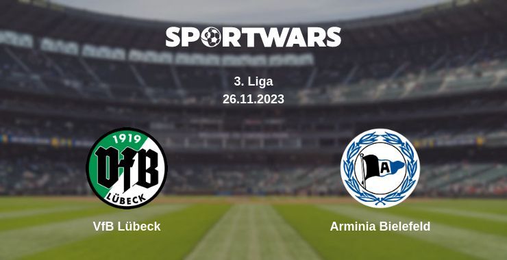 VfB Lübeck — Arminia Bielefeld watch online for free 26.11.2023