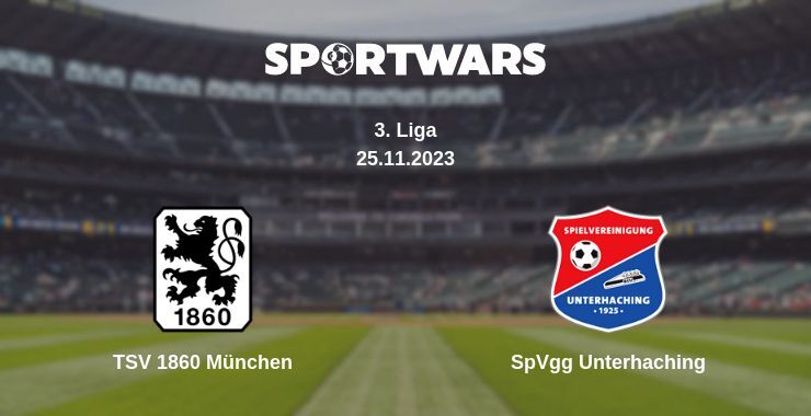 TSV 1860 München — SpVgg Unterhaching watch online for free 25.11.2023