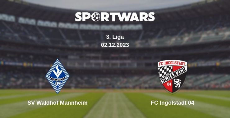 SV Waldhof Mannheim — FC Ingolstadt 04 watch online for free 02.12.2023