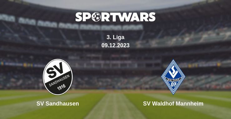 SV Sandhausen — SV Waldhof Mannheim watch online for free 09.12.2023