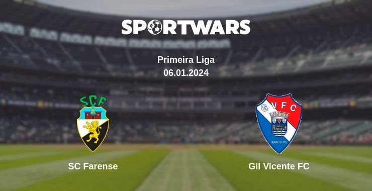 SC Farense — Gil Vicente FC watch online for free 06.01.2024