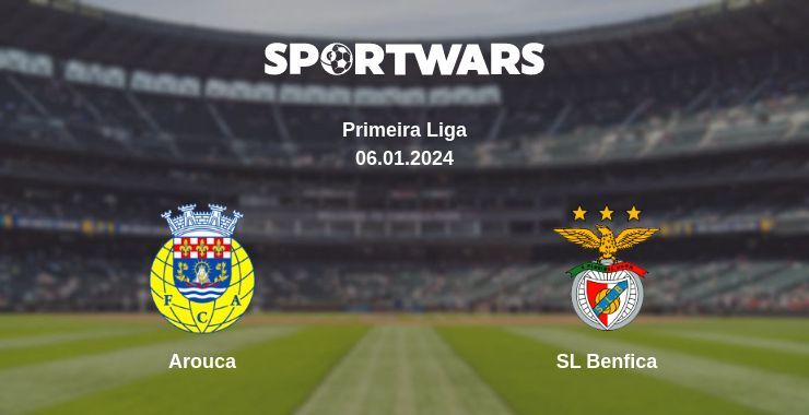 Arouca — SL Benfica watch online for free 06.01.2024