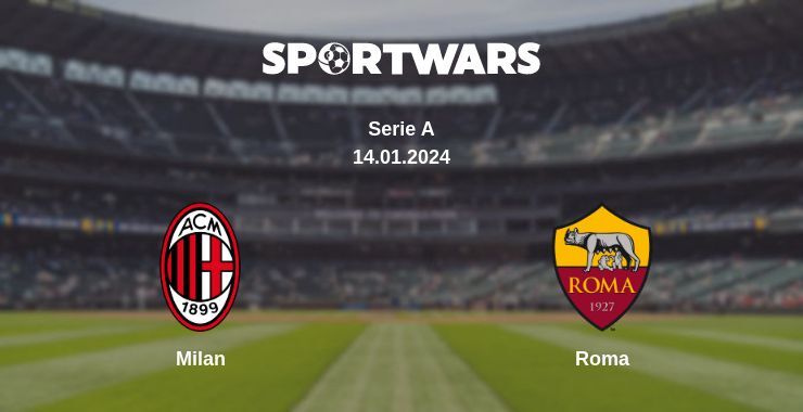 Milan — Roma watch online for free 14.01.2024