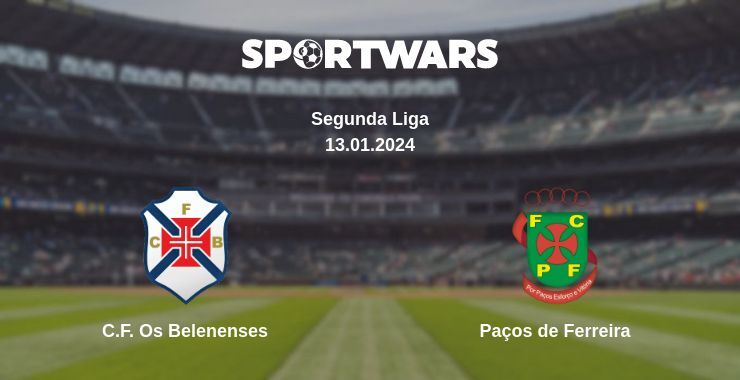 C.F. Os Belenenses — Paços de Ferreira watch online for free 13.01.2024