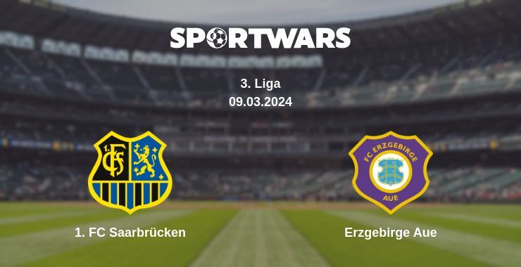 1. FC Saarbrücken — Erzgebirge Aue watch online for free 09.03.2024