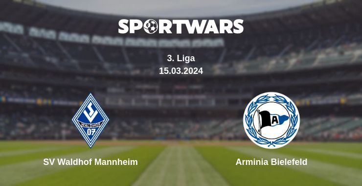 SV Waldhof Mannheim — Arminia Bielefeld watch online for free 15.03.2024