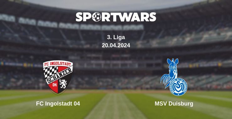 FC Ingolstadt 04 — MSV Duisburg watch online for free 20.04.2024