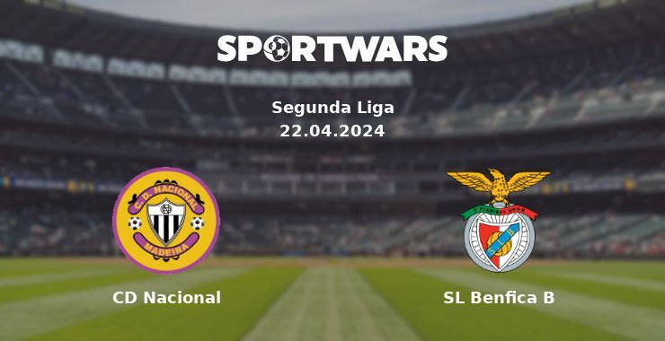 CD Nacional — SL Benfica B watch online for free 22.04.2024