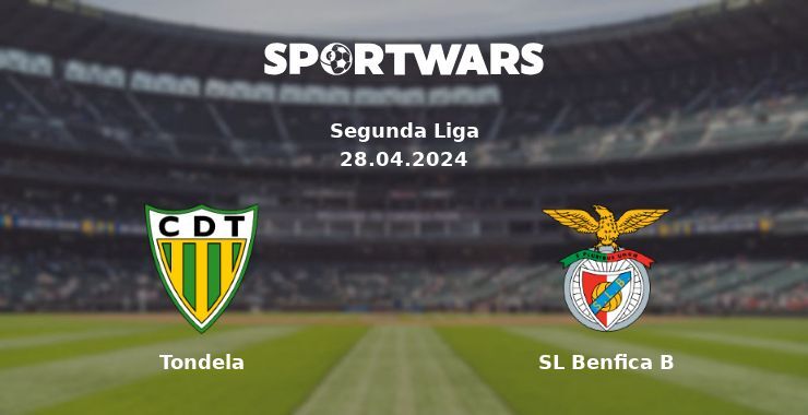 Tondela — SL Benfica B watch online for free 28.04.2024