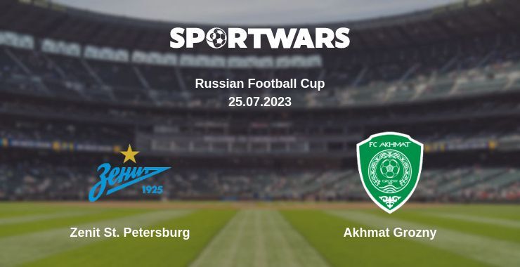 Zenit St. Petersburg — Akhmat Grozny watch online for free 25.07.2023