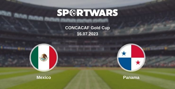 Result of the Mexico — Panama match, 16.07.2023