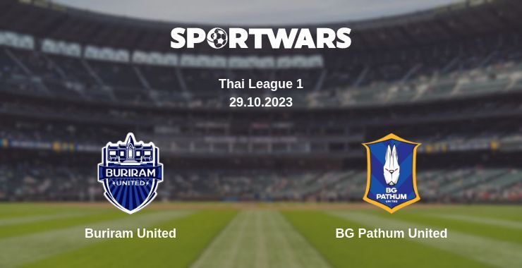 Result of the Buriram United — BG Pathum United match, 29.10.2023