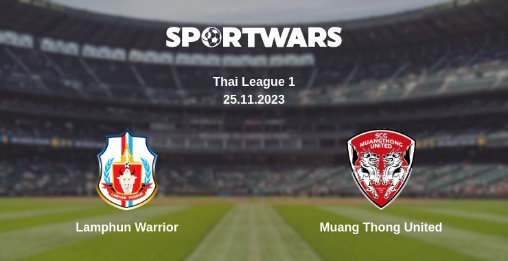 Lamphun Warrior — Muang Thong United watch online for free 25.11.2023