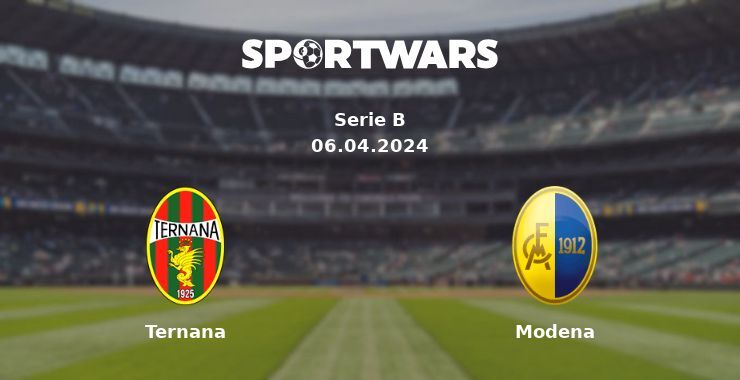 Ternana — Modena watch online for free 06.04.2024