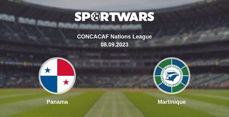 Result of the Panama — Martinique match, 08.09.2023