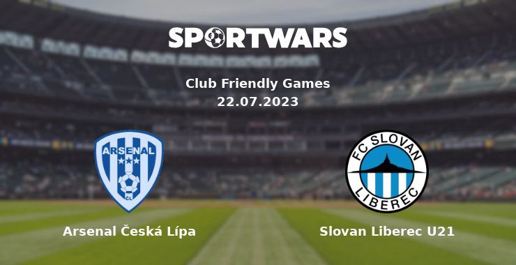 Arsenal Česká Lípa — Slovan Liberec U21 watch online for free 22.07.2023