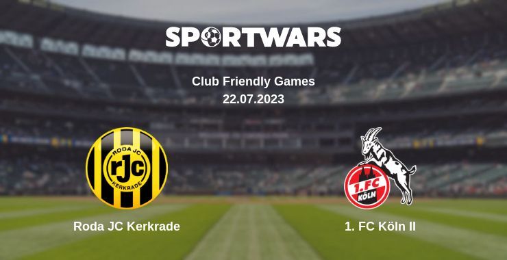 Roda JC Kerkrade — 1. FC Köln II watch online for free 22.07.2023