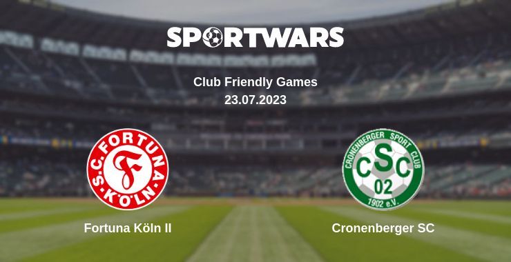 Fortuna Köln II — Cronenberger SC watch online for free 23.07.2023