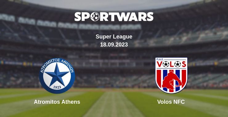 Atromitos Athens — Volos NFC watch online for free 18.09.2023