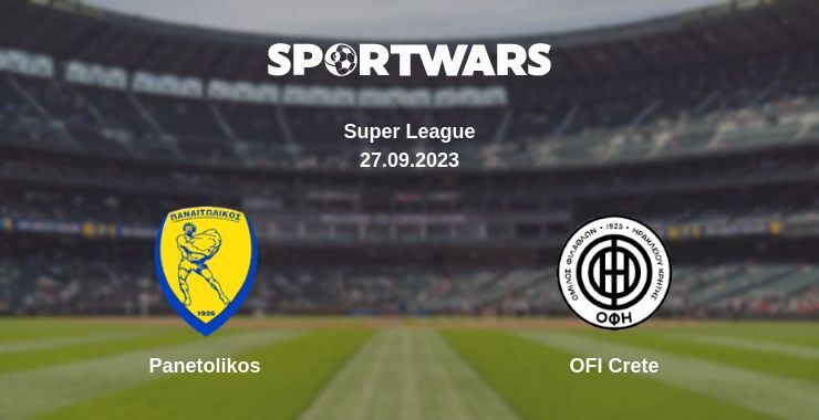 Panetolikos — OFI Crete watch online for free 27.09.2023