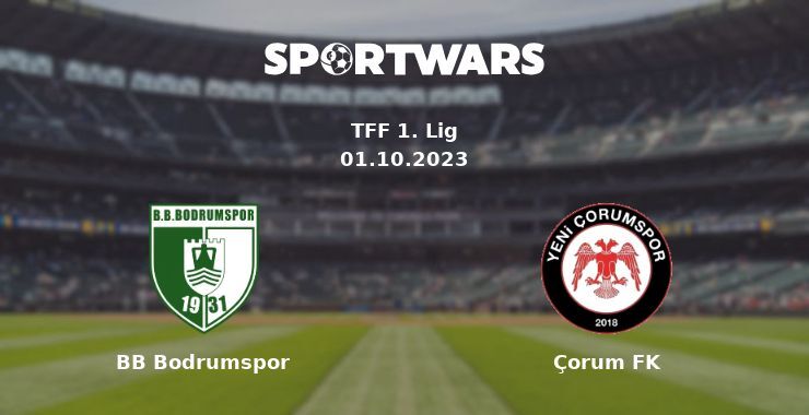 BB Bodrumspor — Çorum FK watch online for free 01.10.2023