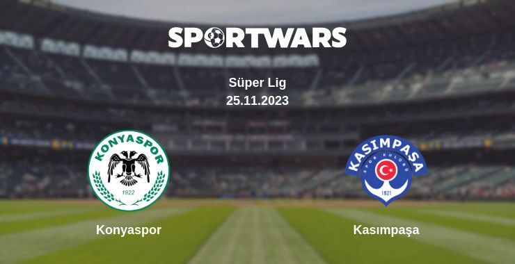 Konyaspor — Kasımpaşa watch online for free 25.11.2023