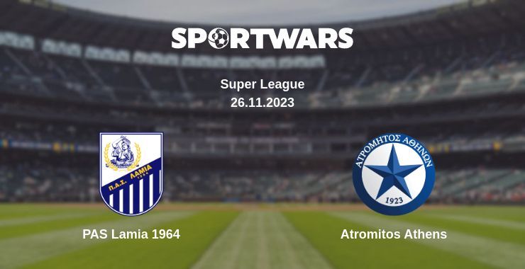 PAS Lamia 1964 — Atromitos Athens watch online for free 26.11.2023