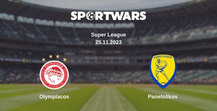 Olympiacos — Panetolikos watch online for free 25.11.2023