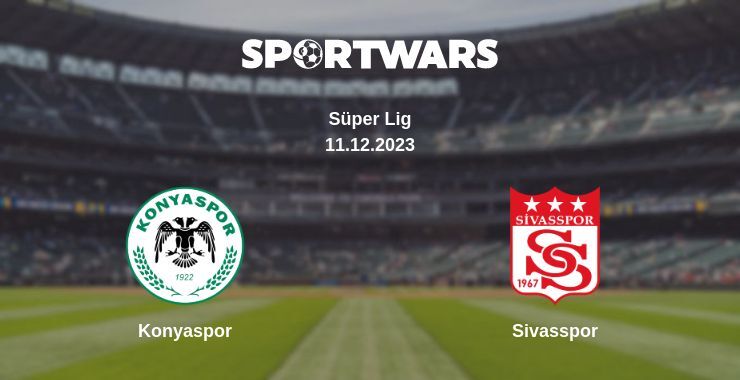 Result of the Konyaspor — Sivasspor match, 11.12.2023