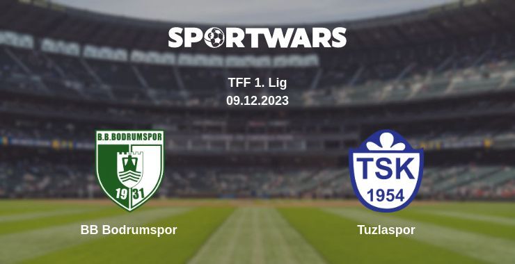 BB Bodrumspor — Tuzlaspor watch online for free 09.12.2023