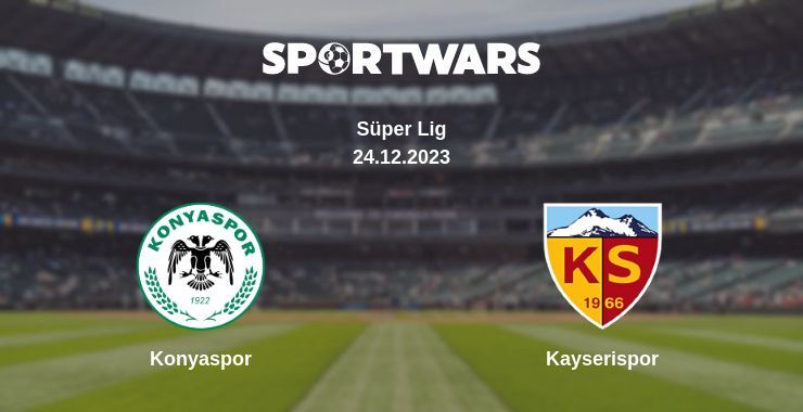 Konyaspor — Kayserispor watch online for free 24.12.2023