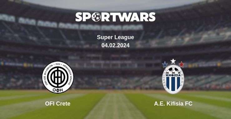 OFI Crete — A.E. Kifisia FC watch online for free 04.02.2024