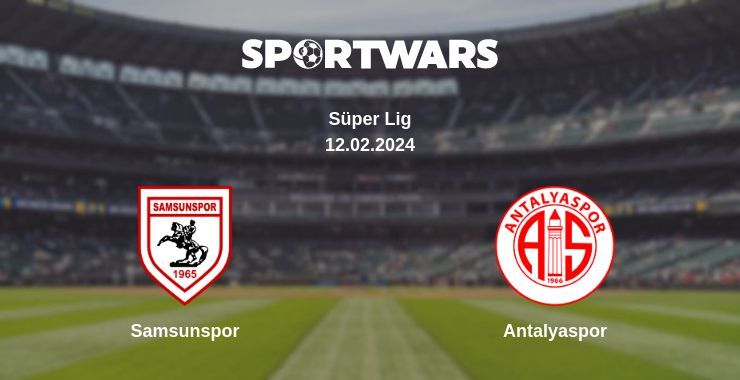 Samsunspor — Antalyaspor watch online for free 12.02.2024