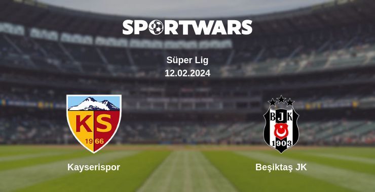 Kayserispor — Beşiktaş JK, where to watch online broadcast, 12.02.2024