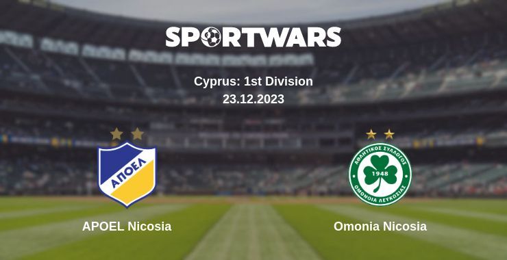 APOEL Nicosia — Omonia Nicosia watch online for free 23.12.2023