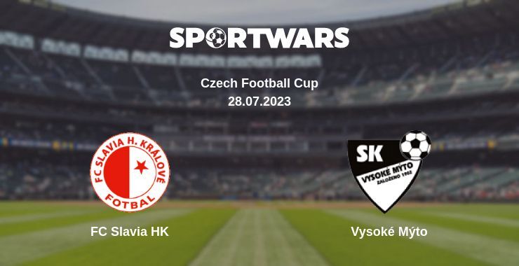 FC Slavia HK — Vysoké Mýto watch online for free 28.07.2023