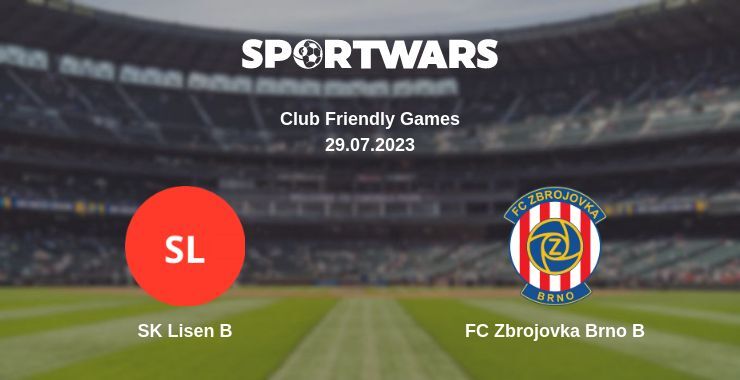 SK Lisen B — FC Zbrojovka Brno B watch online for free 29.07.2023