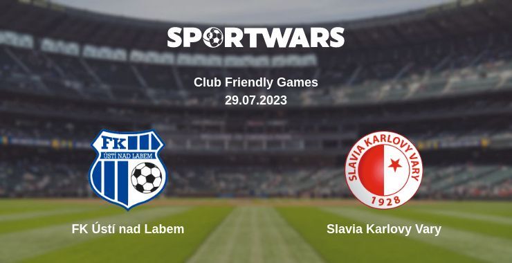 FK Ústí nad Labem — Slavia Karlovy Vary watch online for free 29.07.2023