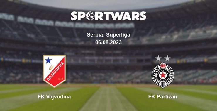 FK Vojvodina — FK Partizan watch online for free 06.08.2023