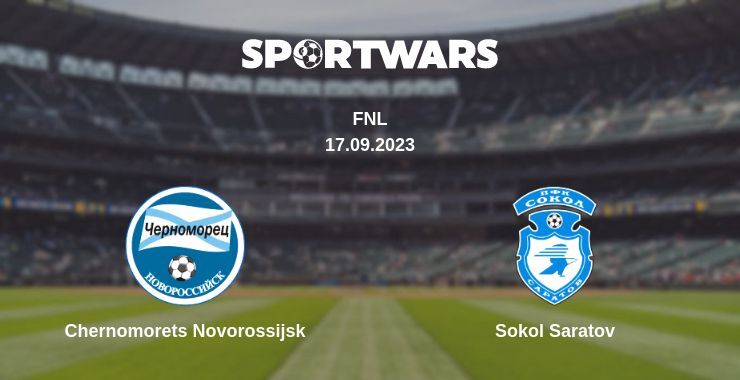 Chernomorets Novorossijsk — Sokol Saratov watch online for free 17.09.2023