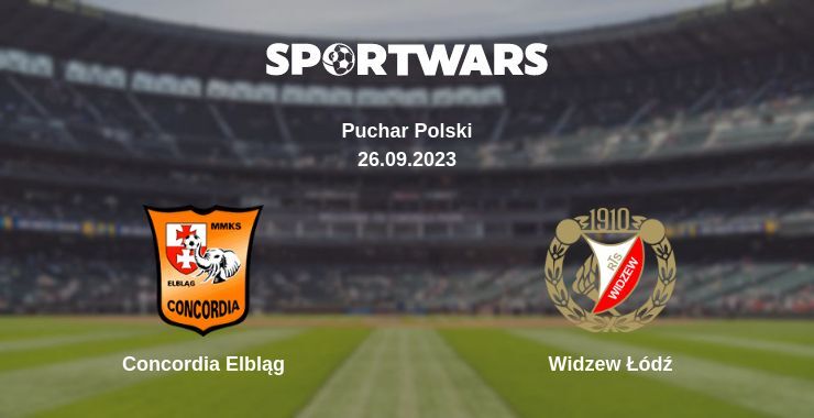 Concordia Elbląg — Widzew Łódź watch online for free 26.09.2023