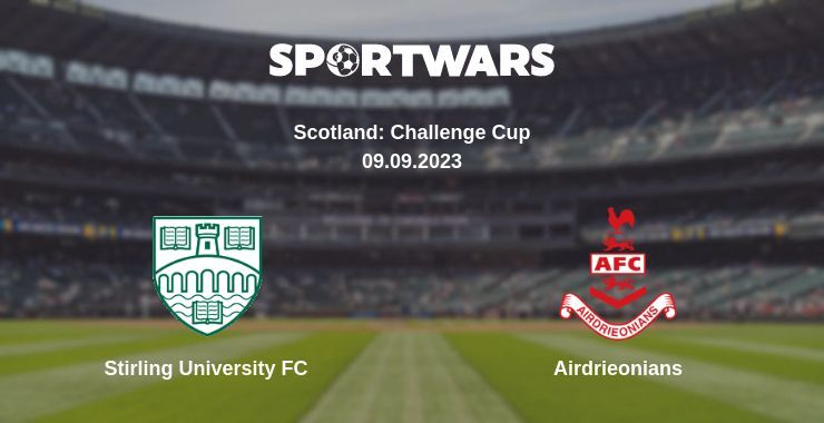 Stirling University FC — Airdrieonians watch online for free 09.09.2023