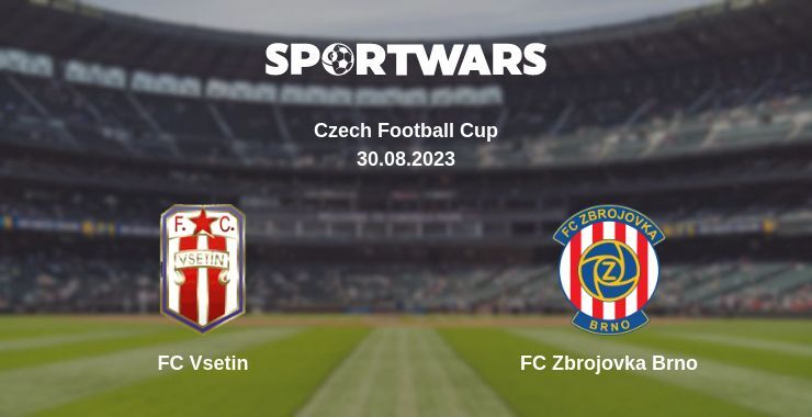 FC Vsetin — FC Zbrojovka Brno watch online for free 30.08.2023