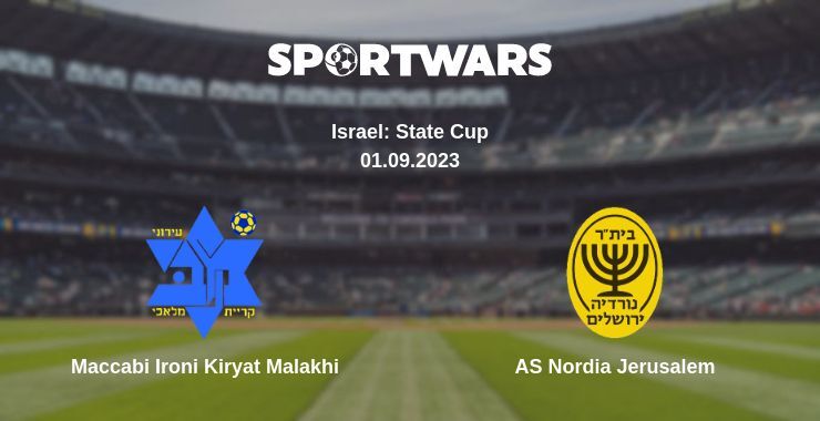 Maccabi Ironi Kiryat Malakhi — AS Nordia Jerusalem watch online for free 01.09.2023