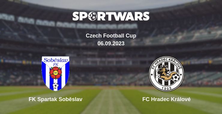 FK Spartak Soběslav — FC Hradec Králové watch online for free 06.09.2023